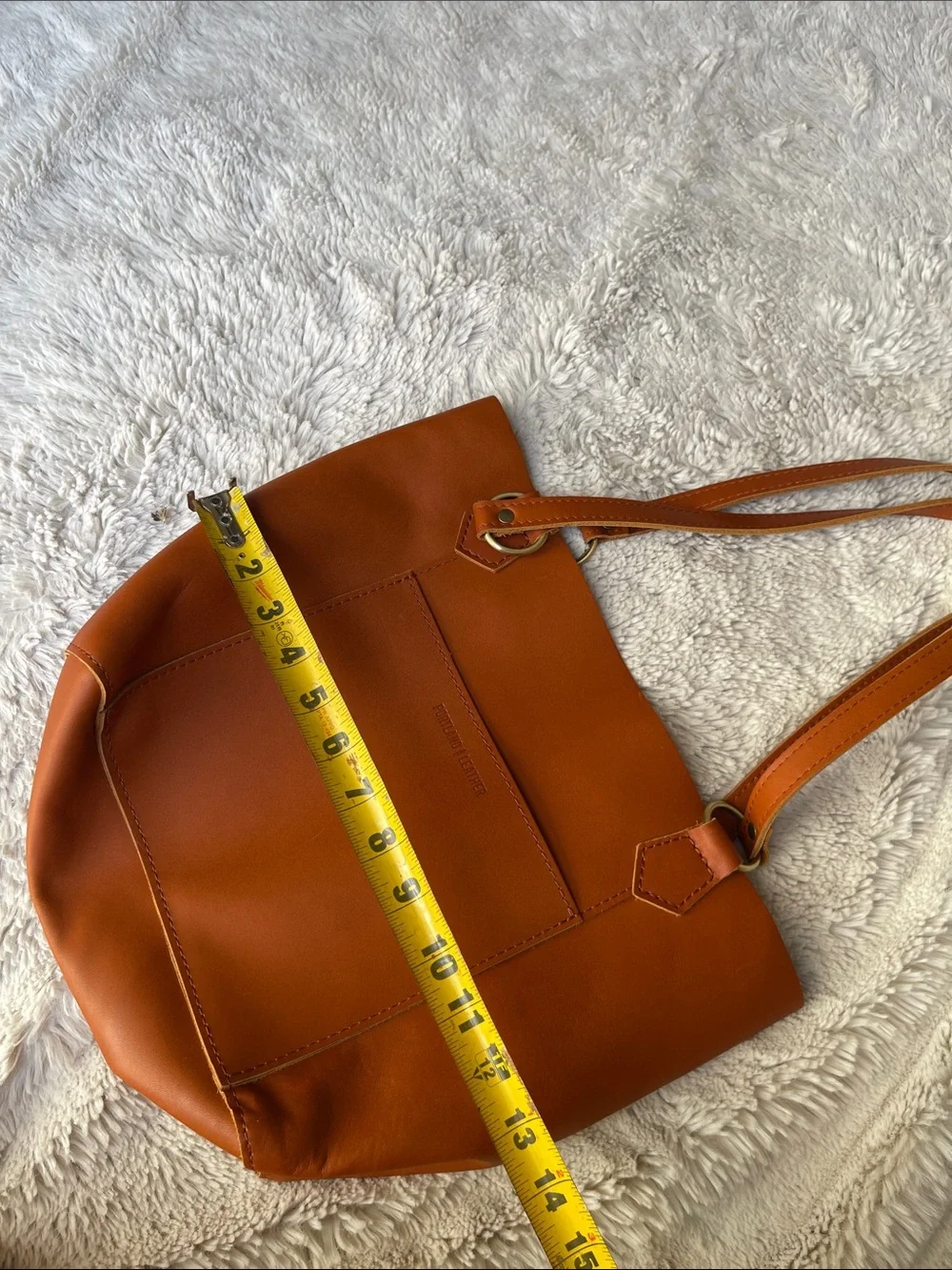 Portland Leather The Market Leather Tote in Honey